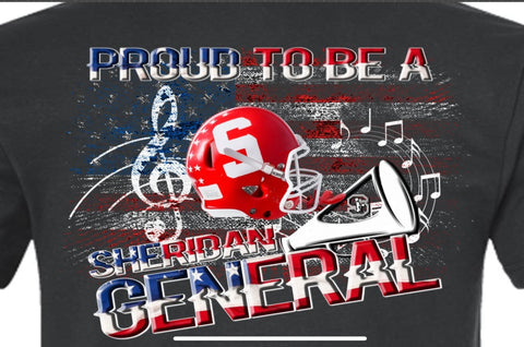 Sheridan theme with band and cheer