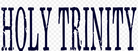 HOLY TRINITY ALL CAPS ON FRONT