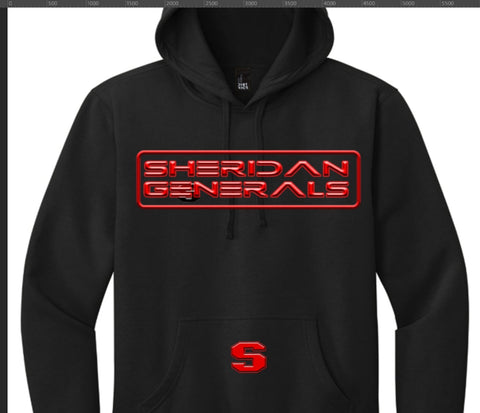 Neon Red hoodie